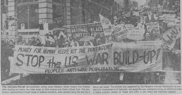 Seattle Rally May 3 1981